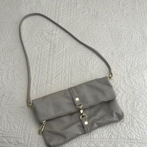 Gray Steve Madden Faux Leather crossbody/shoulder bag GUC